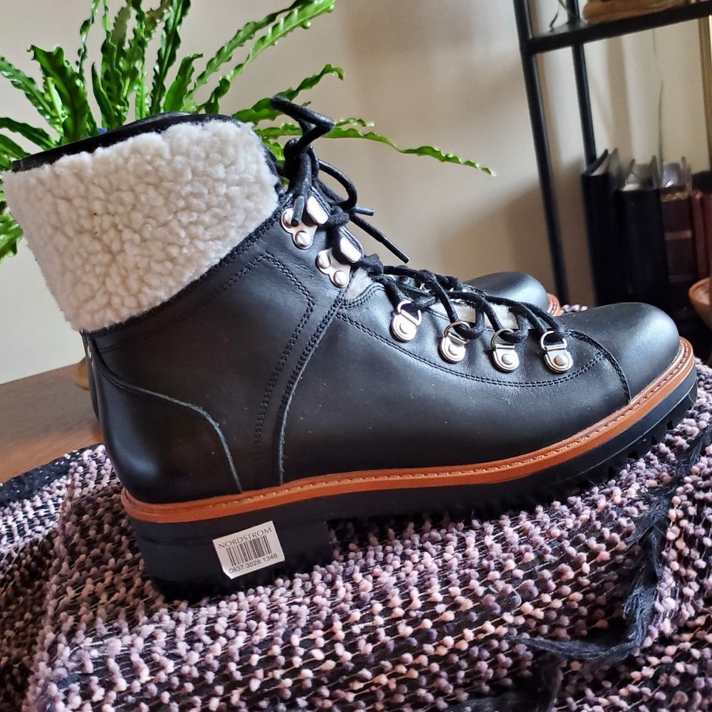 Marc Fisher Lace Up Boots Size / Women's Size 9M / Black / NWT